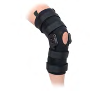 Hinged Knee Brace with Range of Motion